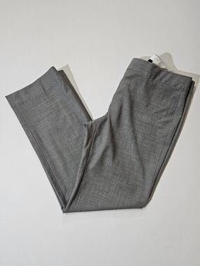 Elie Tahari Dress Pants Womens Size 32 Waist Grey Bootcut Minimalist Career Wear